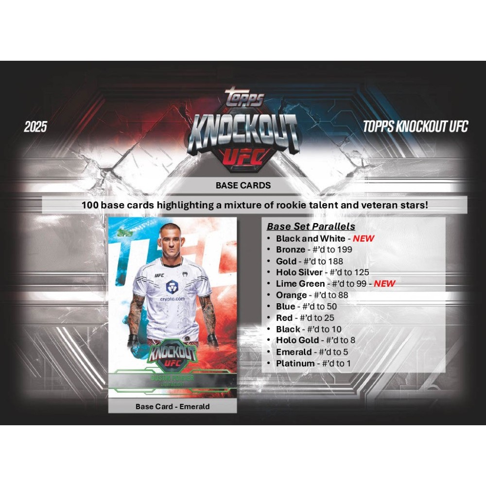2025 Topps Knockout UFC Hobby 8-Box Case | Steel City