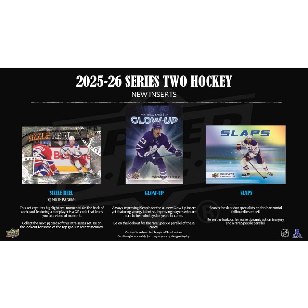 2025-26 Upper Deck Series 2 Hockey Blaster 20-Box Case | Steel