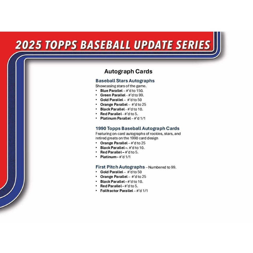 2025 Topps Update Series Baseball Hobby Jumbo Box | Steel City