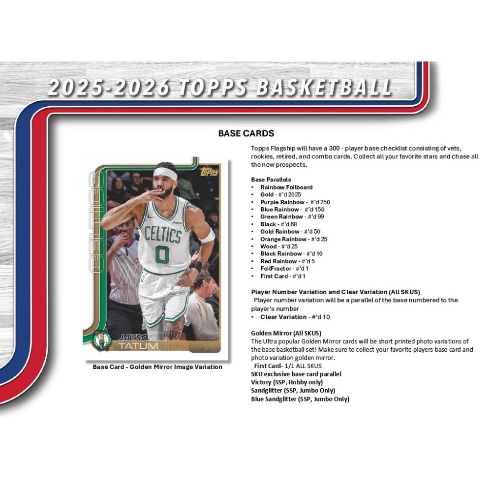 2025-26 Topps Basketball Hobby Box | Steel City Collectibles