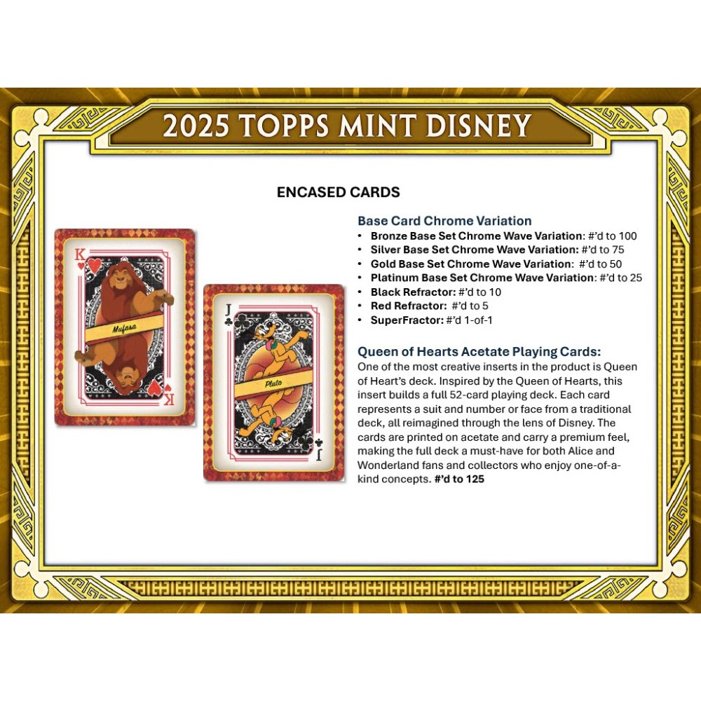 2025 Topps Disney Mint Hobby Box | Steel City Collectibles