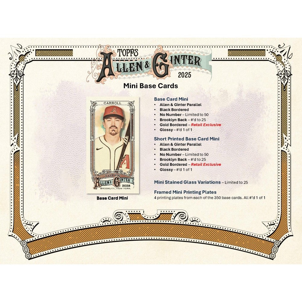 2025 Topps Allen & Ginter Baseball Fat Pack | Steel City Collectibles