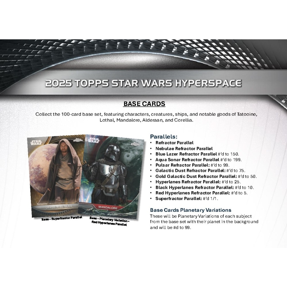 2025 Topps Star Wars Hyperspace Hobby 8-Box Case | Steel City