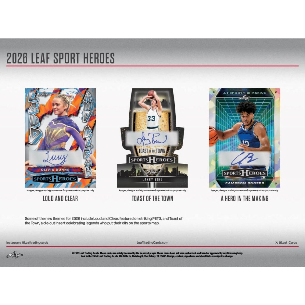 2026 Leaf Metal Sports Heroes Hobby 10-Box Case | Steel City 2026 Leaf Metal Sports Heroes Hobby 10-Box Case | Steel City