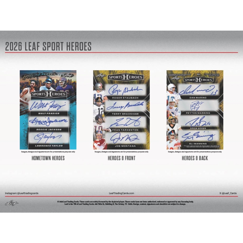2026 Leaf Metal Sports Heroes Hobby 10-Box Case | Steel City 2026 Leaf Metal Sports Heroes Hobby 10-Box Case | Steel City