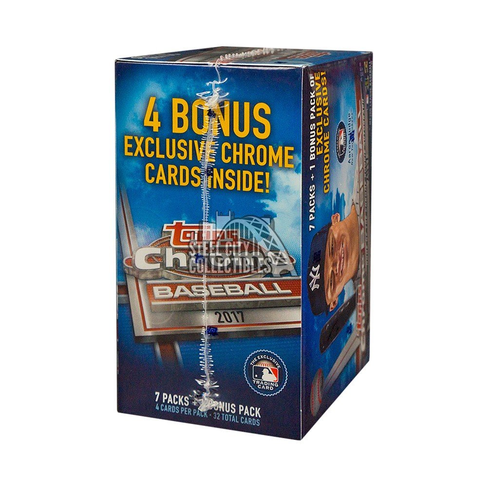 2017 Topps Chrome Baseball 8ct Blaster Box | Steel City Collectibles