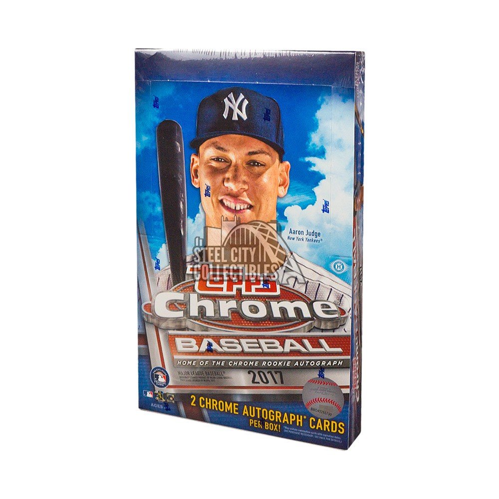 2017 Topps Chrome Baseball Hobby Box 
