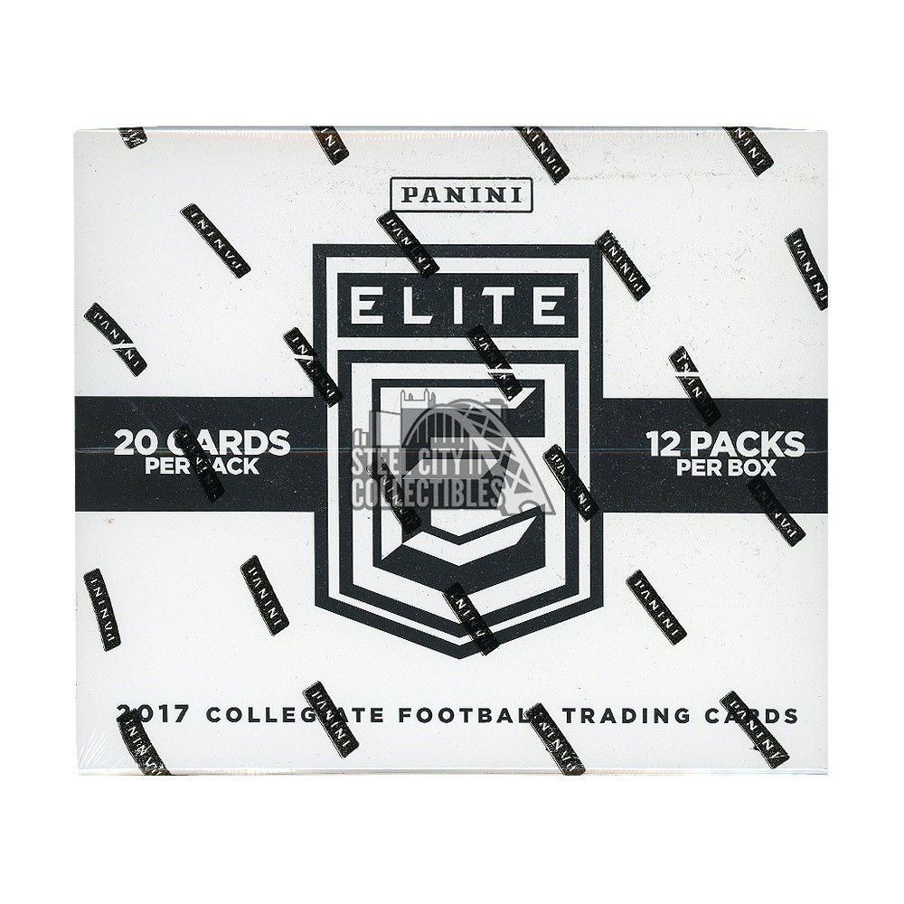 2017 Panini Elite Draft Picks Collegiate Football 12ct Fat Pack Box 4 Autos on average