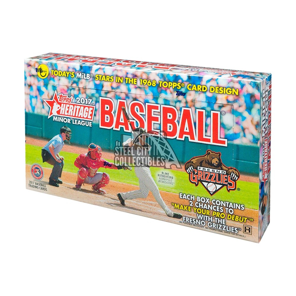 2017 Topps Heritage Minor League Baseball Hobby Box | Steel City Collectibles