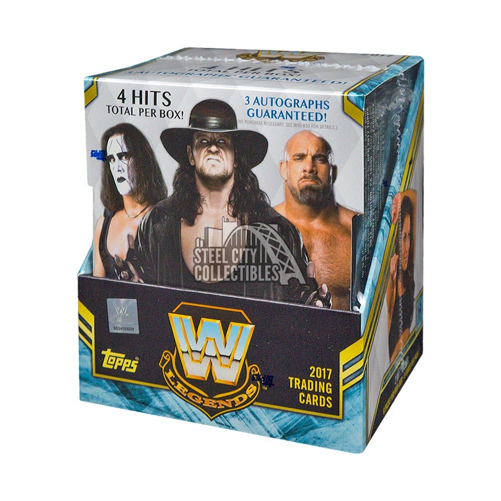 2017 Topps WWE Legends of the WWE Hobby Box Steel City Collectibles