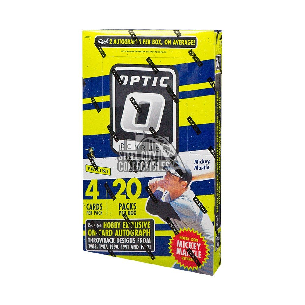 2017 Panini Donruss Optic Baseball Hobby Box Steel City Collectibles