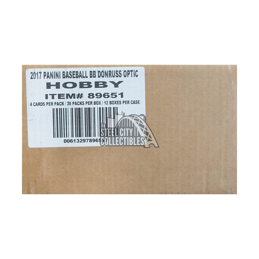 2017 Panini Donruss Optic Baseball Hobby 12Box Case Steel City