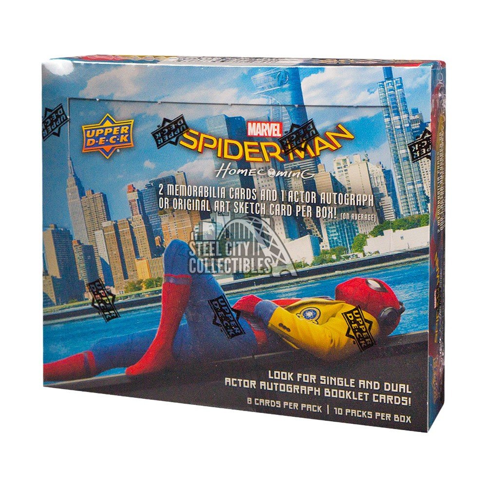 UPPER DECK Marvel スパイダーマン ホームカミング 未開封BOX Marvel