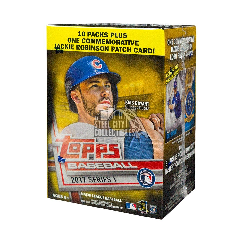 2017 Topps Series 1 Baseball 10ct Blaster Box | Steel City