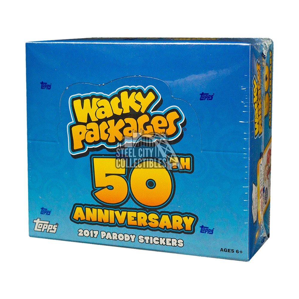 2017 TOPPS WACKY PACKAGES 50th ANNIVERSARY COMPLETE SET OF 90 CARDS