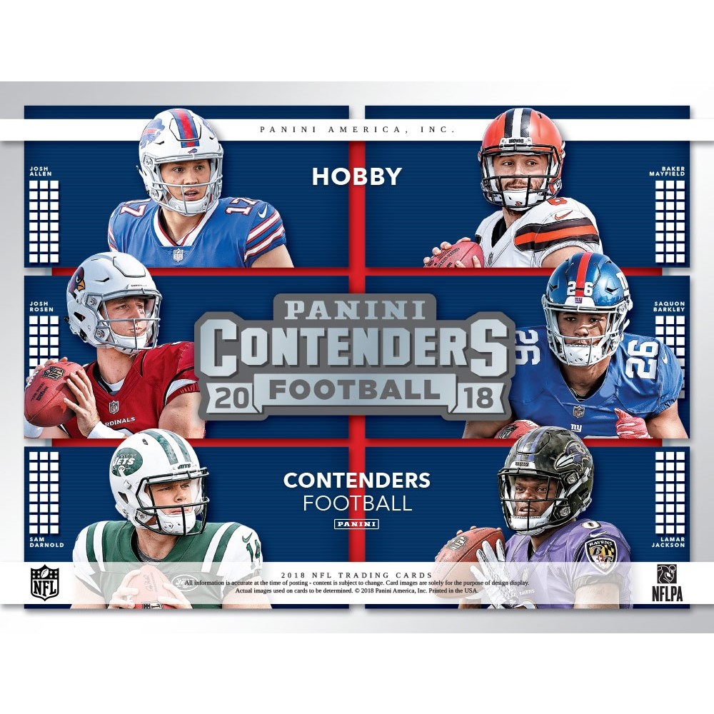 2018 Panini Contenders Football Hobby 12-Box Case