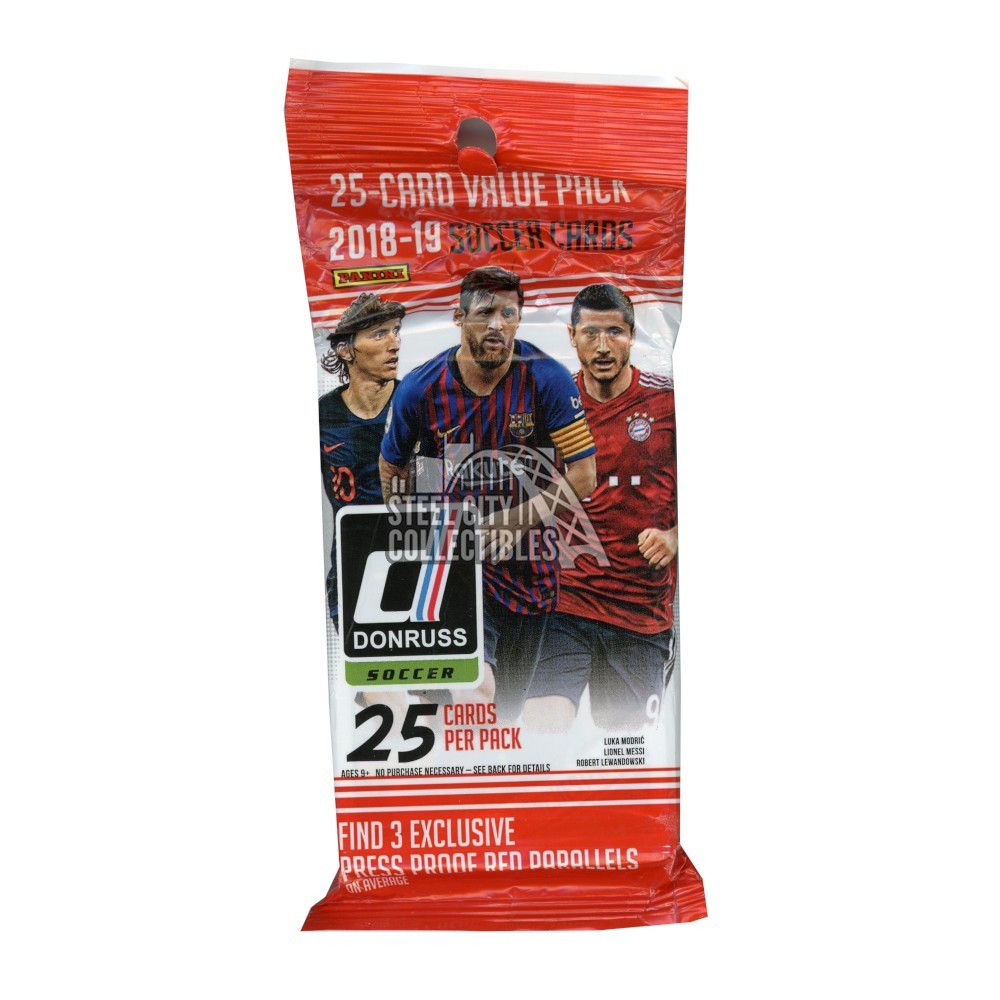 201819 Panini Donruss Soccer Fat Pack Steel City Collectibles