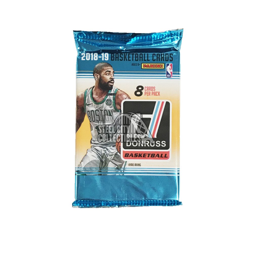 NBA Panini 2018-19 Donruss Basketball Trading Card BLASTER Pack (8 Card)