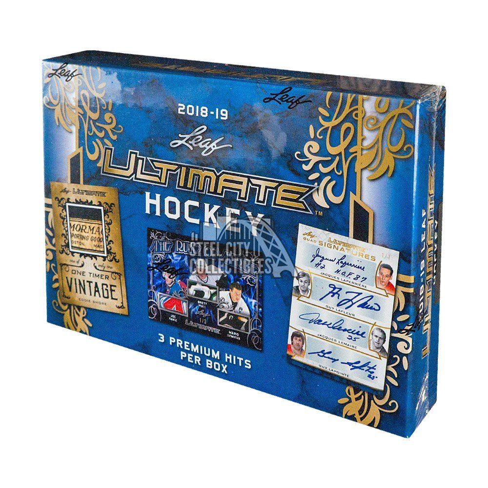 2018-19 Leaf Ultimate Hockey Hobby Box