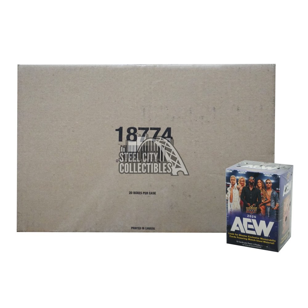 2025 Upper Deck AEW Wrestling Blaster 20-Box Case | Steel