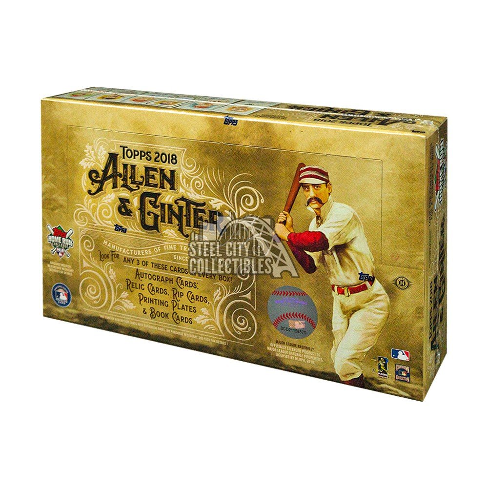 2018 Topps Allen & Ginter Baseball Hobby Box Steel City Collectibles