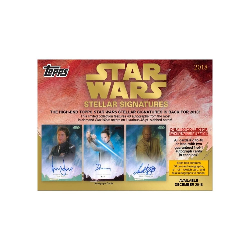 star wars signature series hobby box
