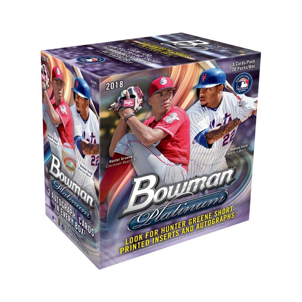2018 Bowman Platinum Baseball Collectors Box Steel City Collectibles