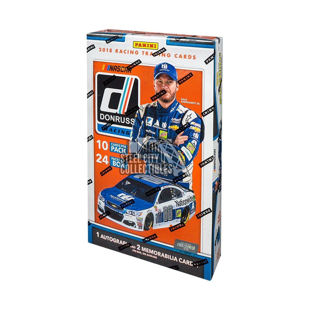 2018 Panini Donruss Racing Hobby Box Steel City Collectibles