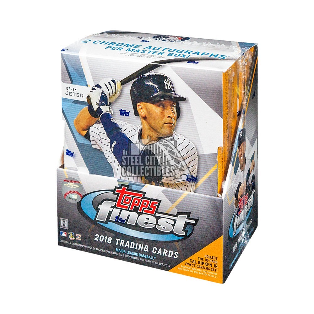 2018 Topps Finest Baseball Hobby Box Steel City Collectibles