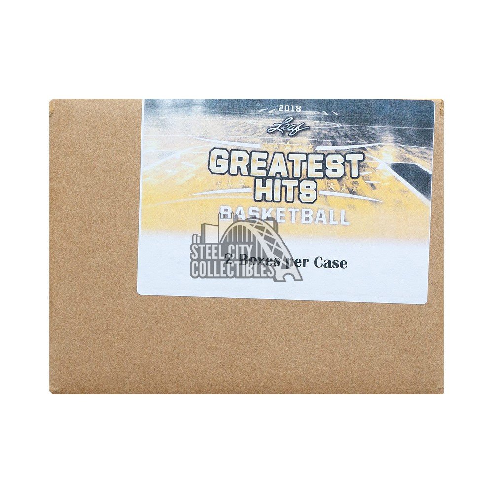 2018 Leaf Greatest Hits Basketball Hobby 2Box Case Steel City