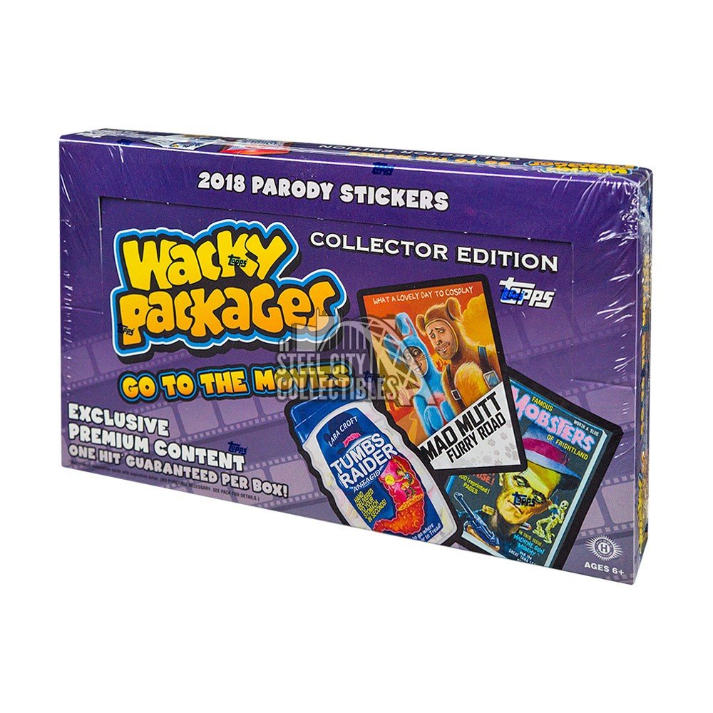 5 2018 Topps Wacky Packages Go to the Movies EXCLUSIVE Factory Sealed Value Box