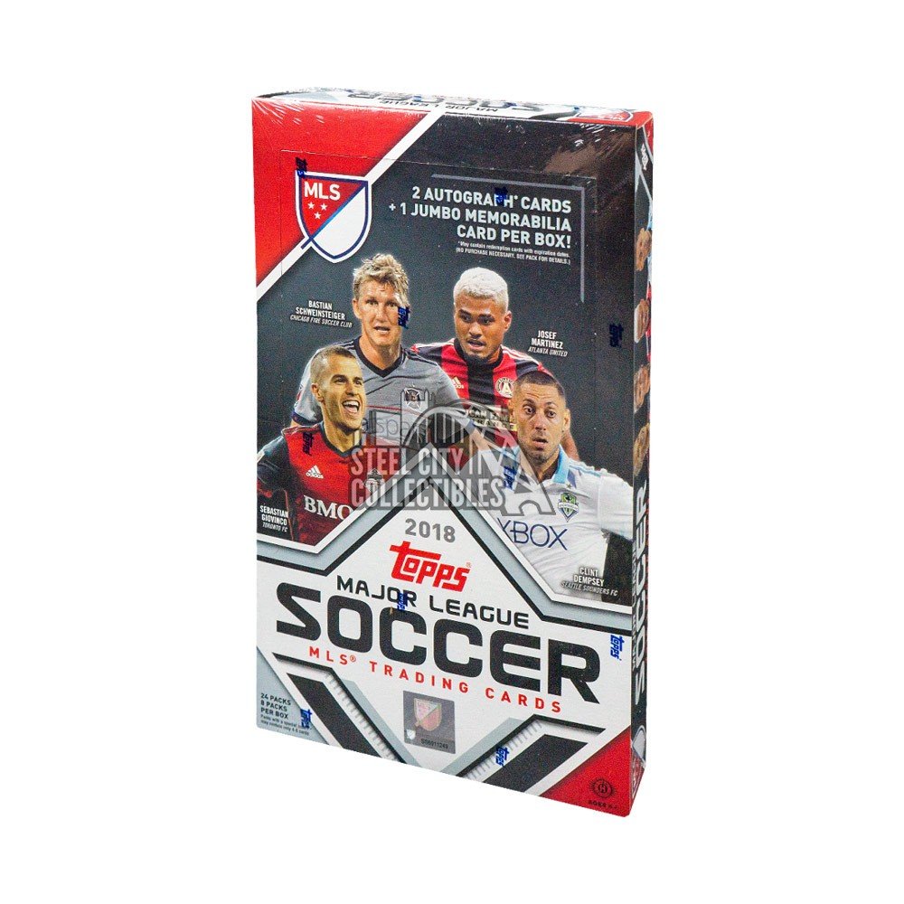 2018 Topps MLS Soccer Hobby Box Steel City Collectibles