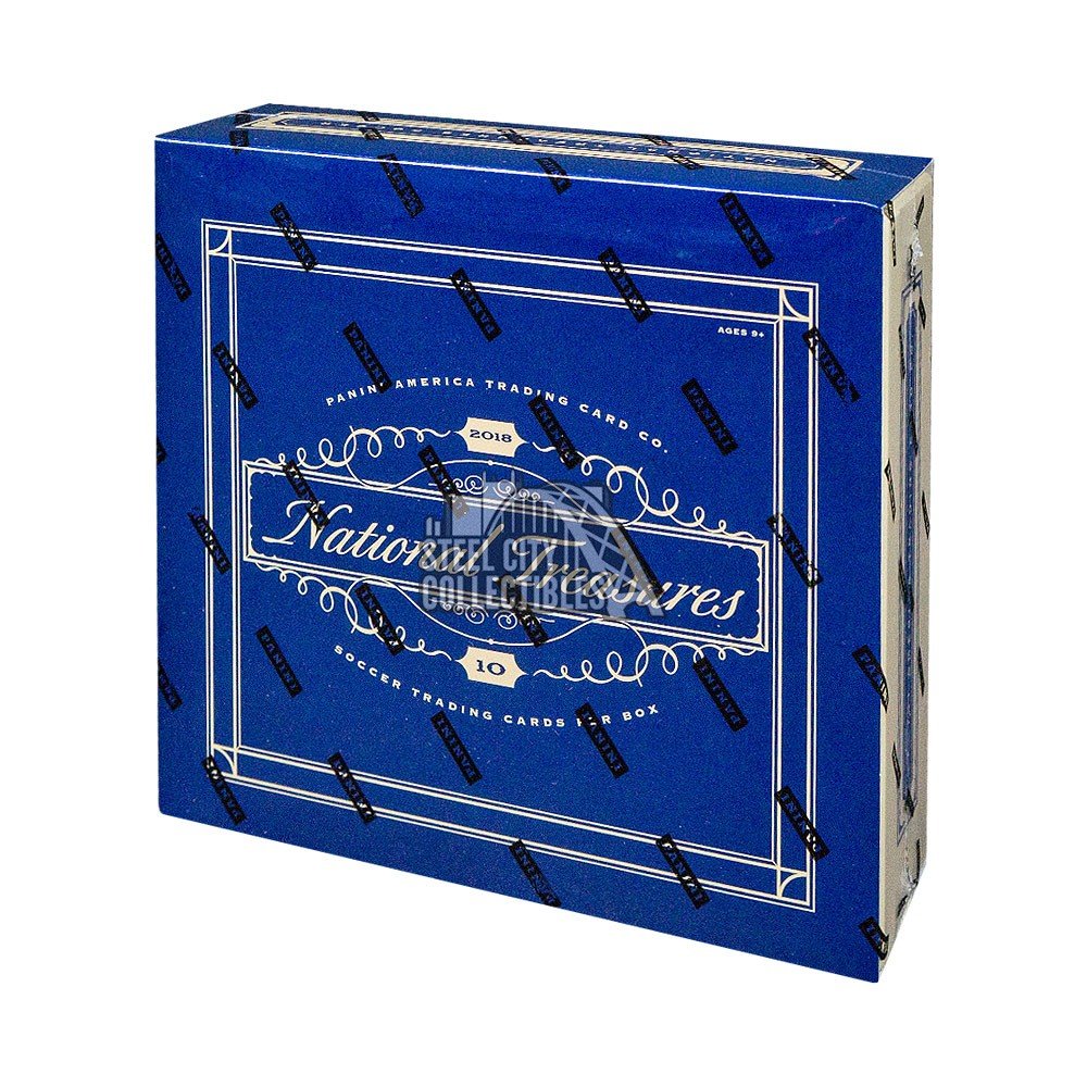 2018 Panini National Treasures Soccer Hobby Box Steel City Collectibles