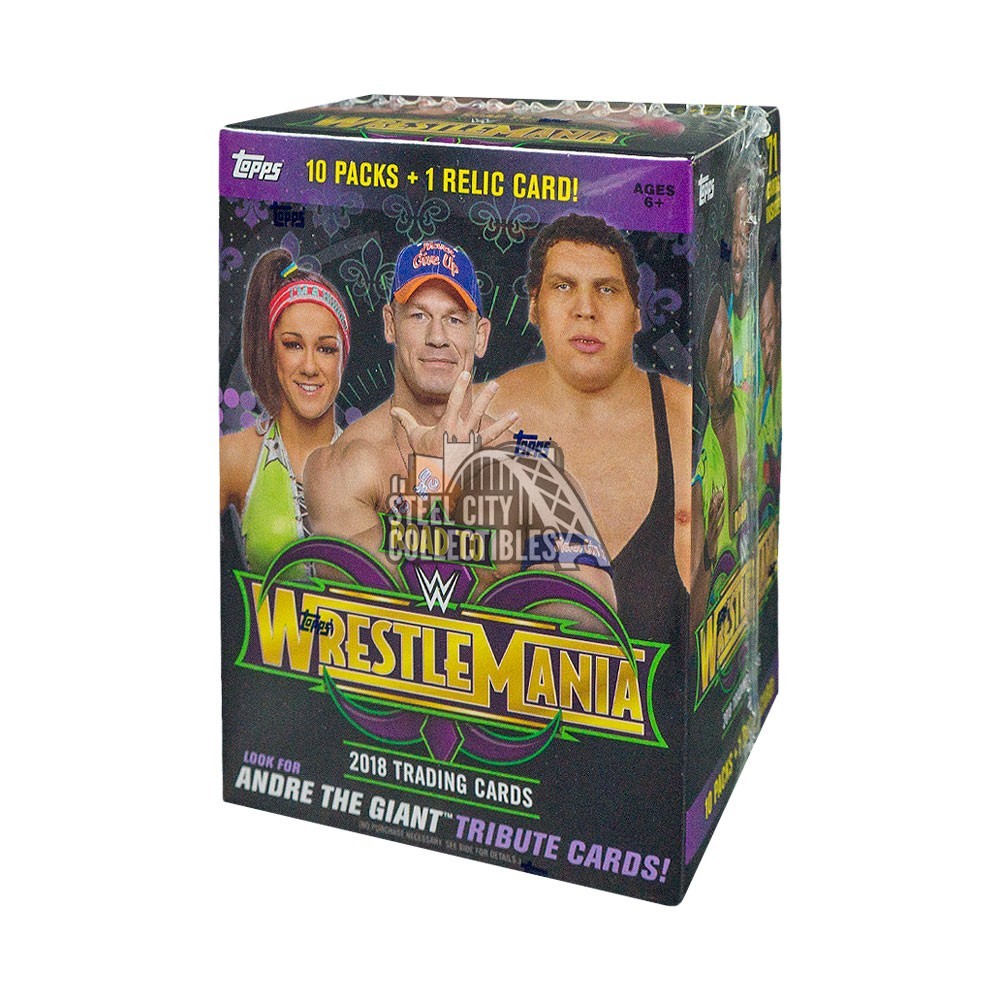 2018 Topps Road to Wrestlemania WWE Wrestling Blaster 16-Box Case