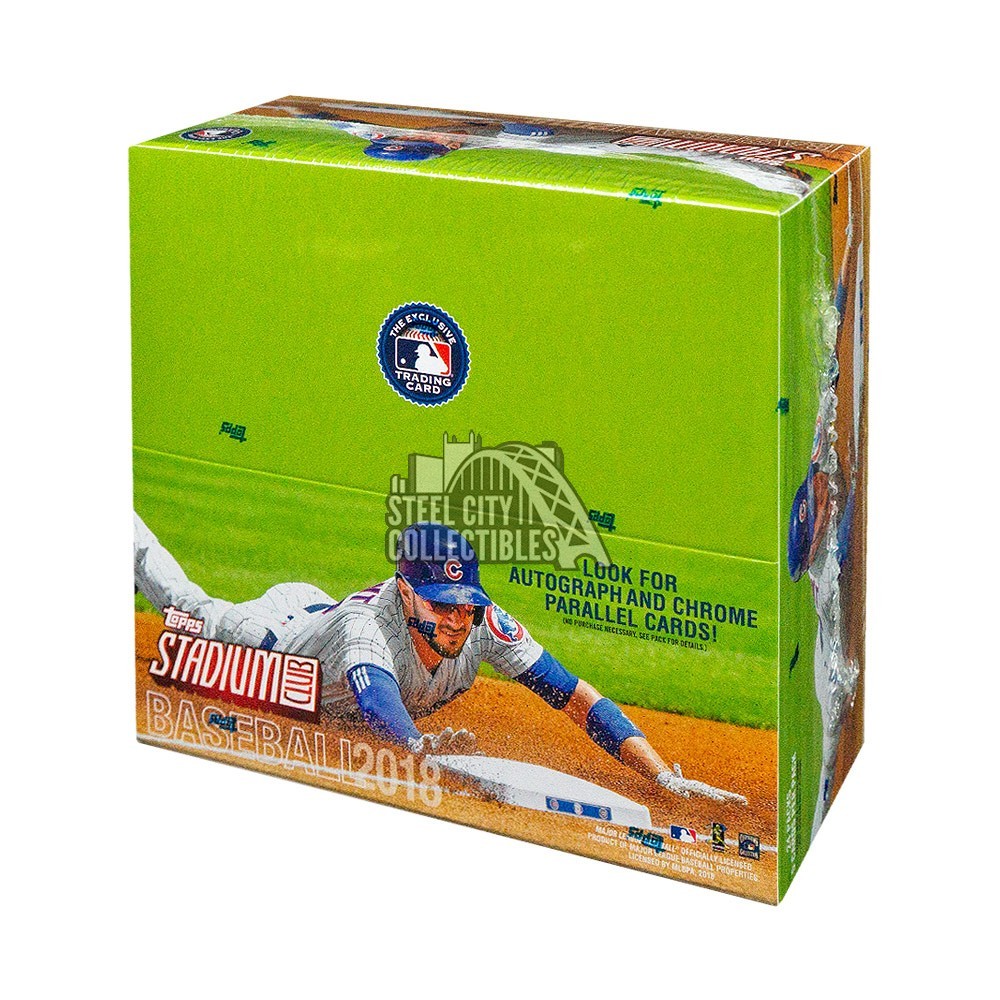 2018 Topps Stadium Club Baseball 24 Pack Retail Box Steel City