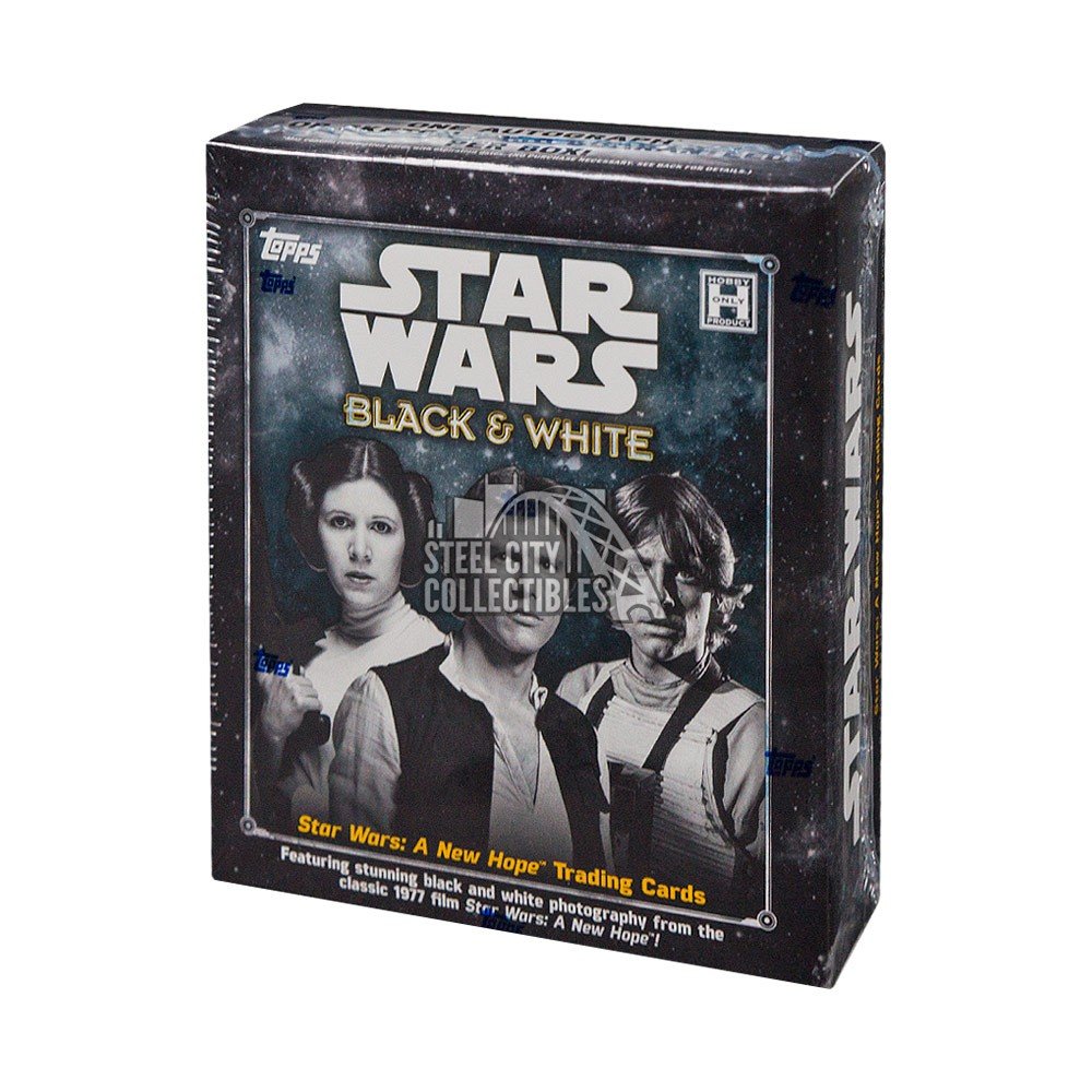 topps star wars black and white