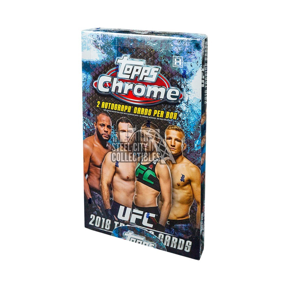 2018 Topps UFC Chrome Hobby Box Steel City Collectibles