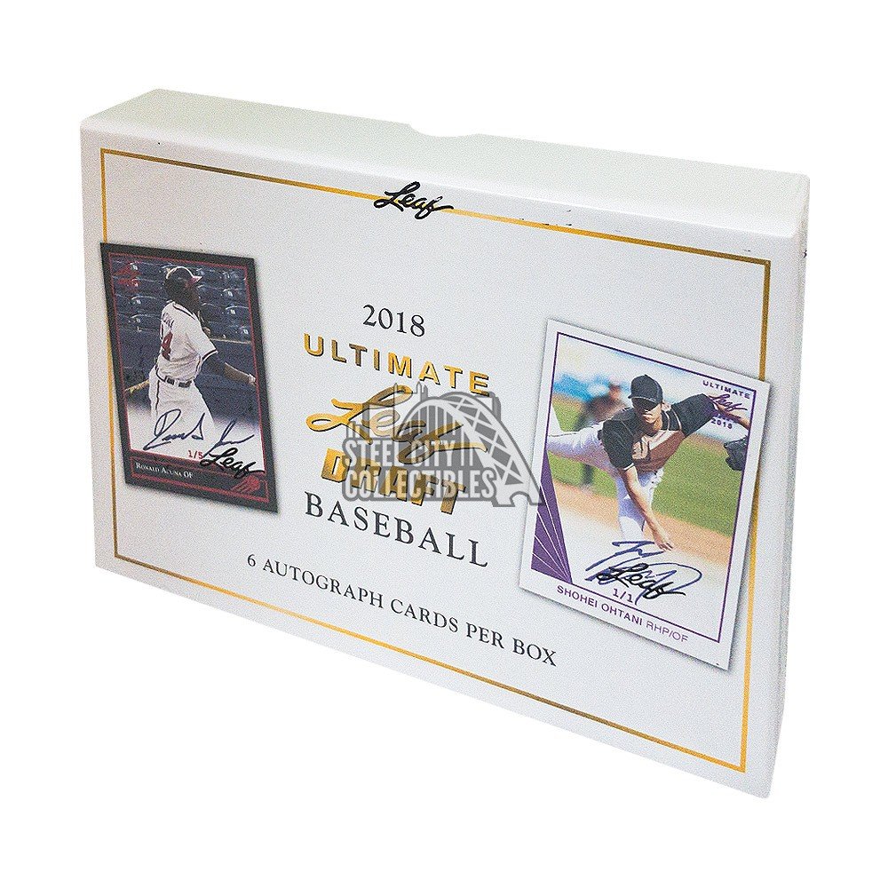 2018 Leaf Ultimate Baseball Hobby Box Steel City Collectibles