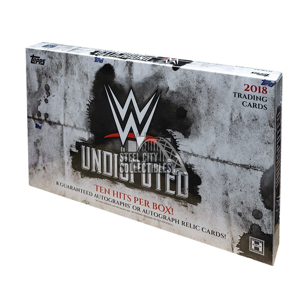 WWE 2018 Topps Undisputed Trading Collectors Cards HOBBY Box 10 packs of 5 cards each 