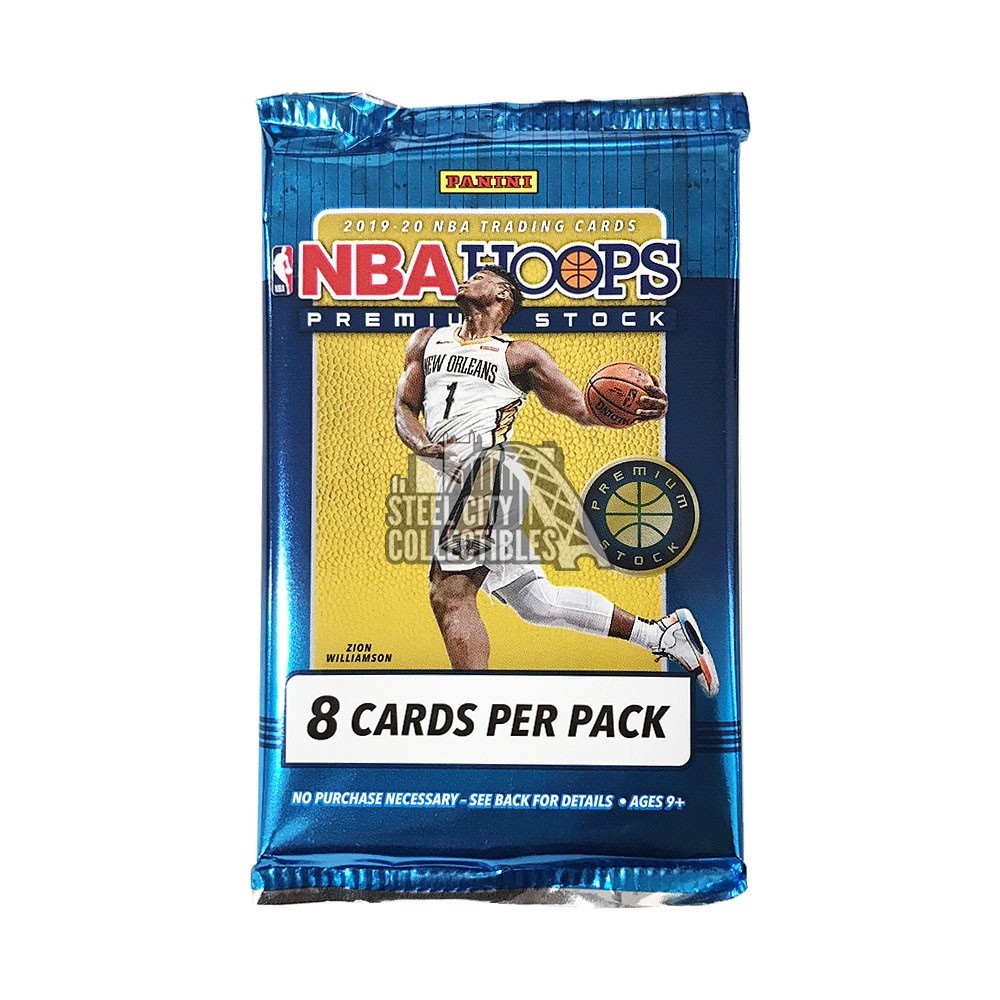201920 Panini NBA Hoops Premium Stock Basketball Mega Pack Steel