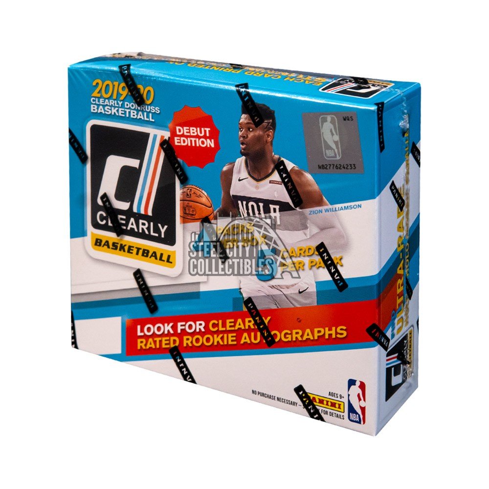 2019-20 Panini Clearly Donruss Basketball Hobby Box