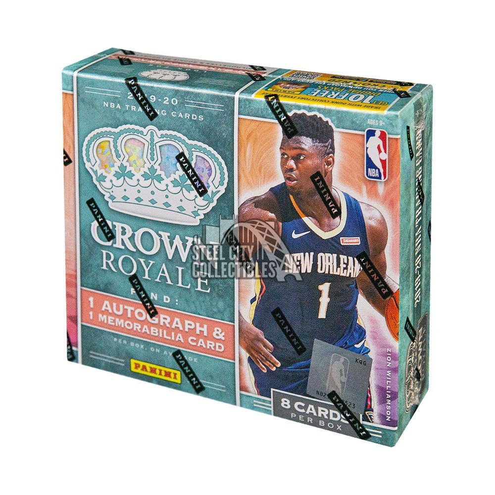 2019/20 Panini Crown Royale Basketball Factory Sealed Hobby Box 