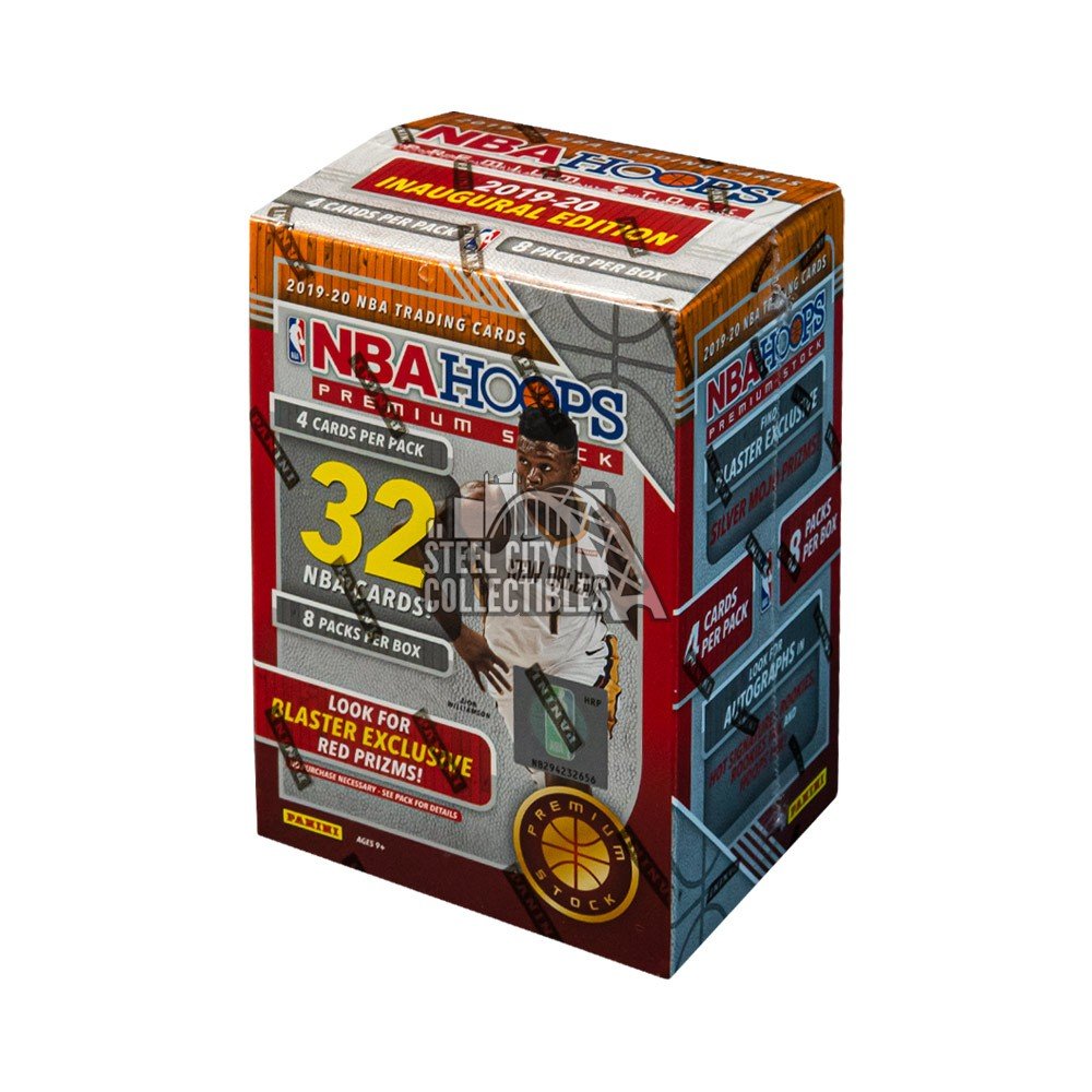 2019-20 Panini Hoops Premium Stock Basketball Blaster Box