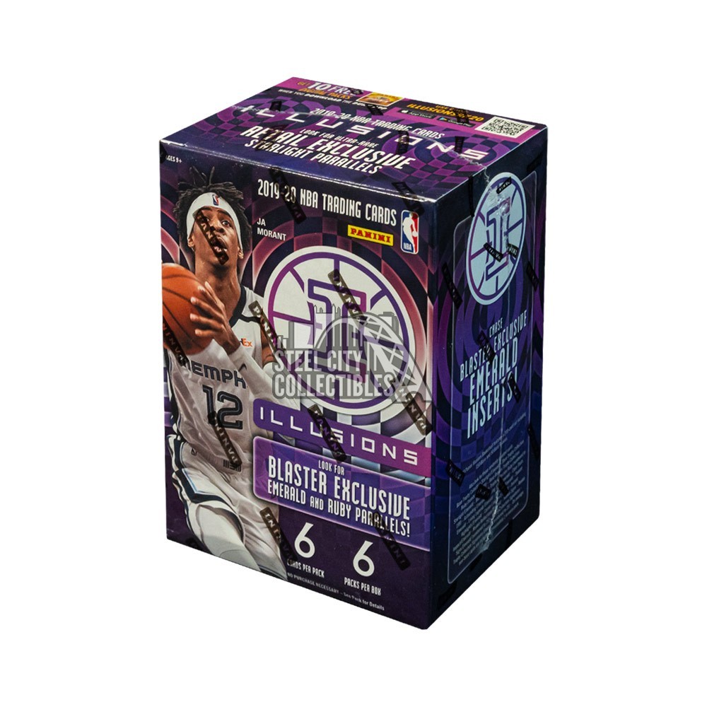 2019-20 Panini Illusions Basketball 6 Pack Blaster Box