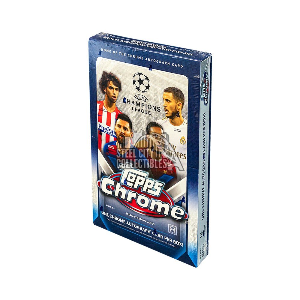 En Stock 2019-20 Topps Chrome UEFA Champions League Soccer sellada caja de Hobby