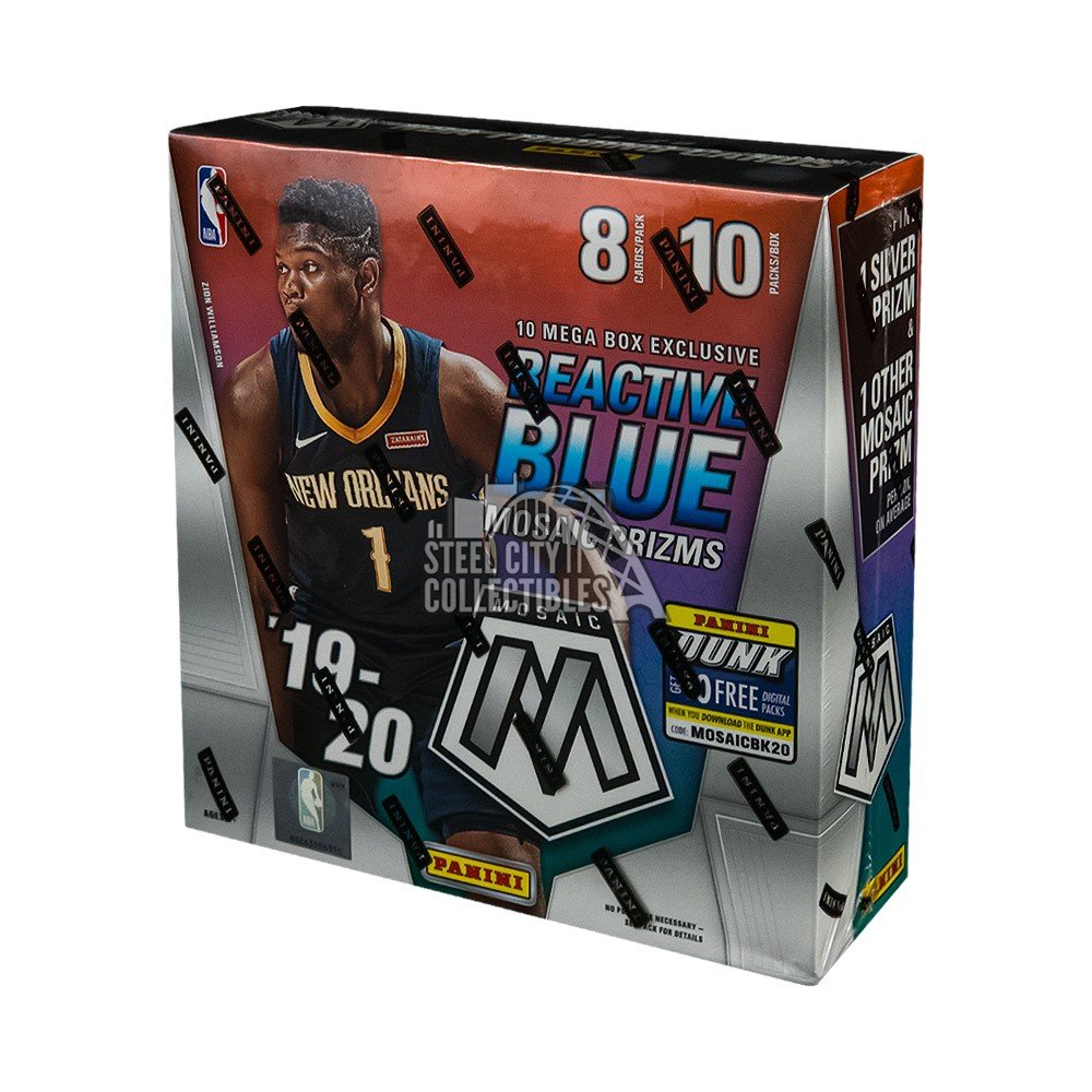 2019 20 Panini Mosaic Basketball Mega Box Steel City Collectibles