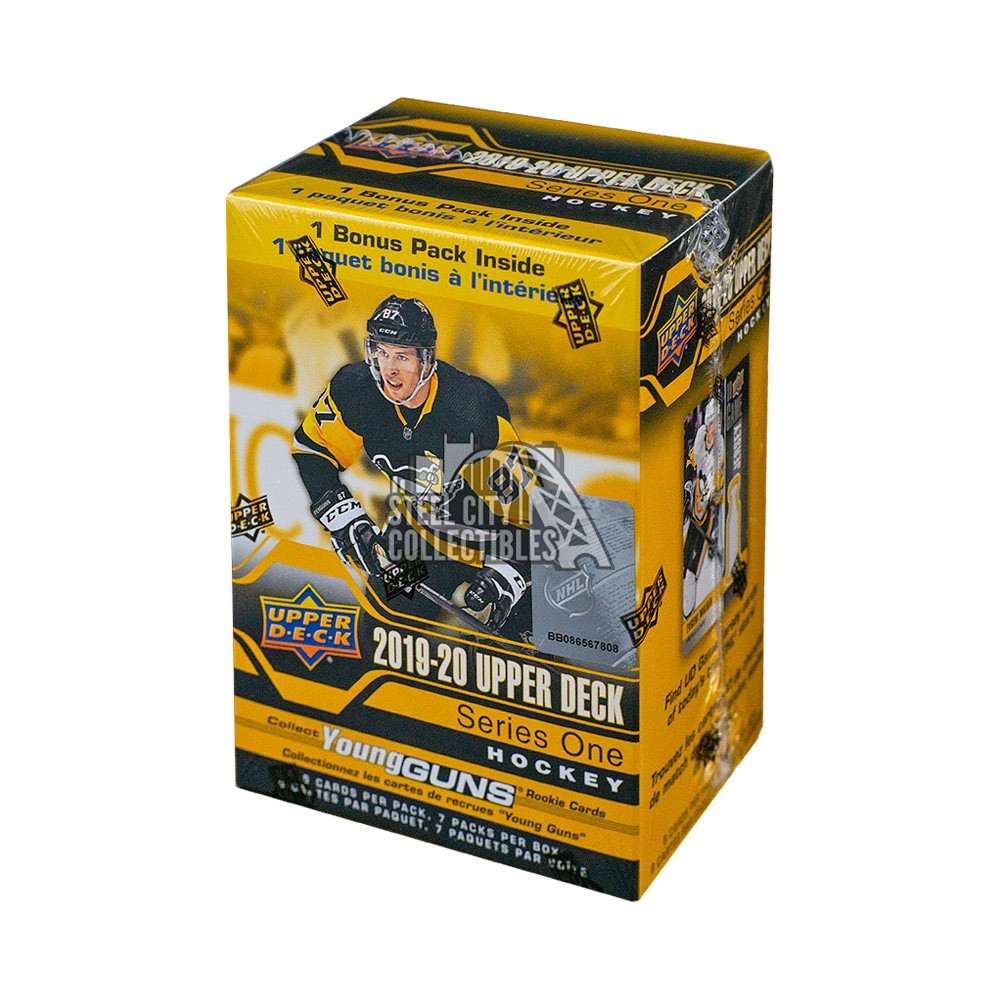 2019-20 Upper Deck Series 1 Hockey 7-Pack Blaster 20-Box Case