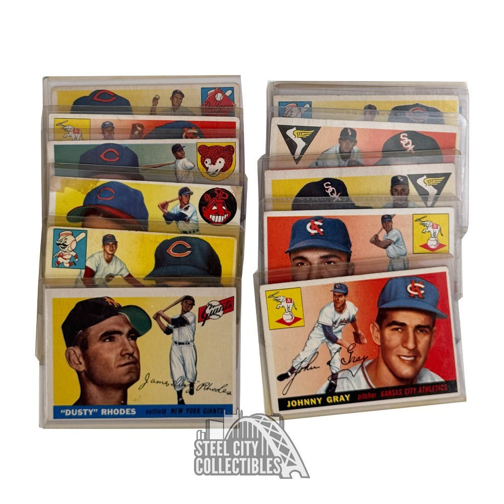 1955 Topps Baseball Assorted 12 Low Grade Card Lot (No Duplicates) | Steel City Collectibles 1955 Topps Baseball Assorted 12 Low Grade Card Lot (No Duplicates) | Steel City Collectibles