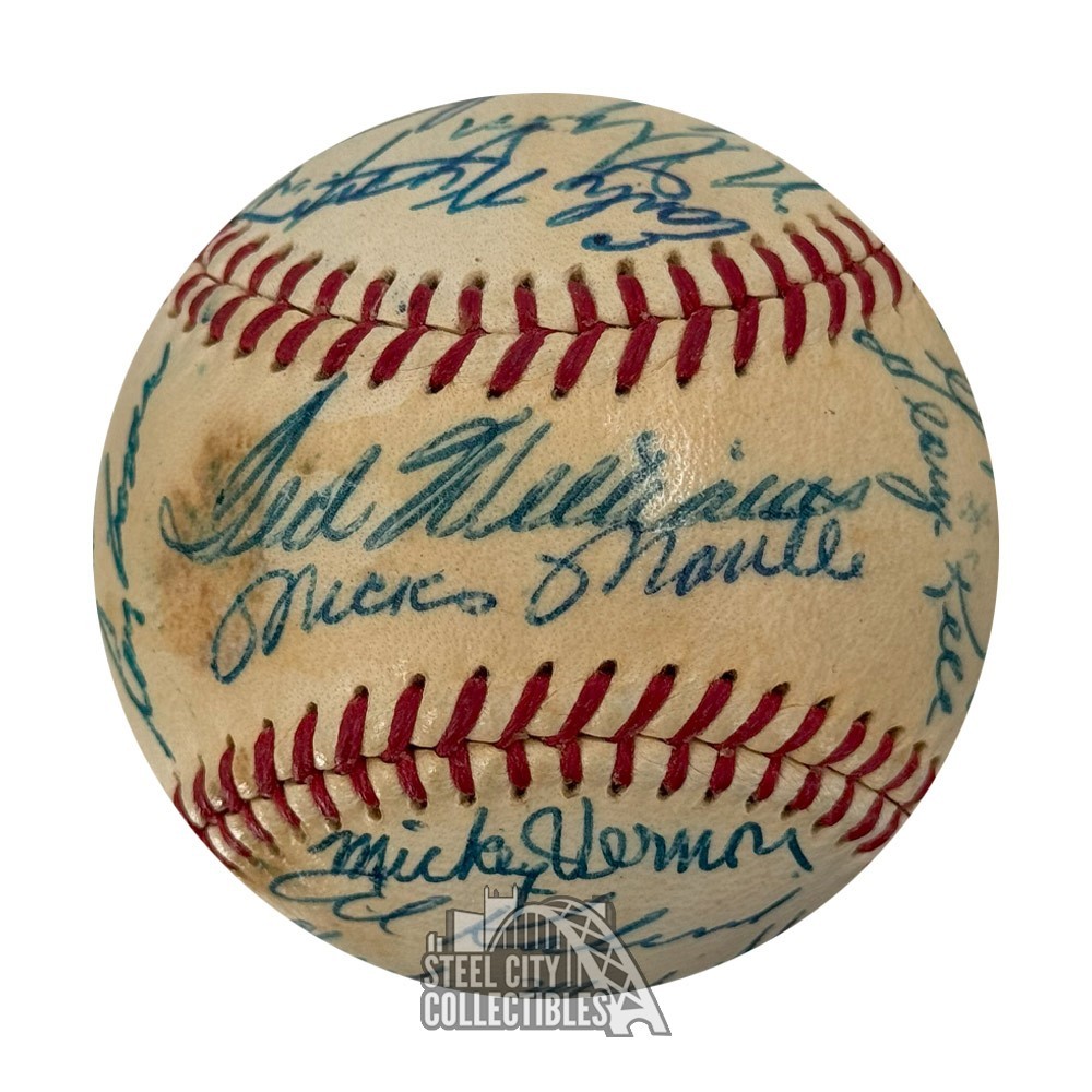 1956 American League All Star Team Autographed Official AL