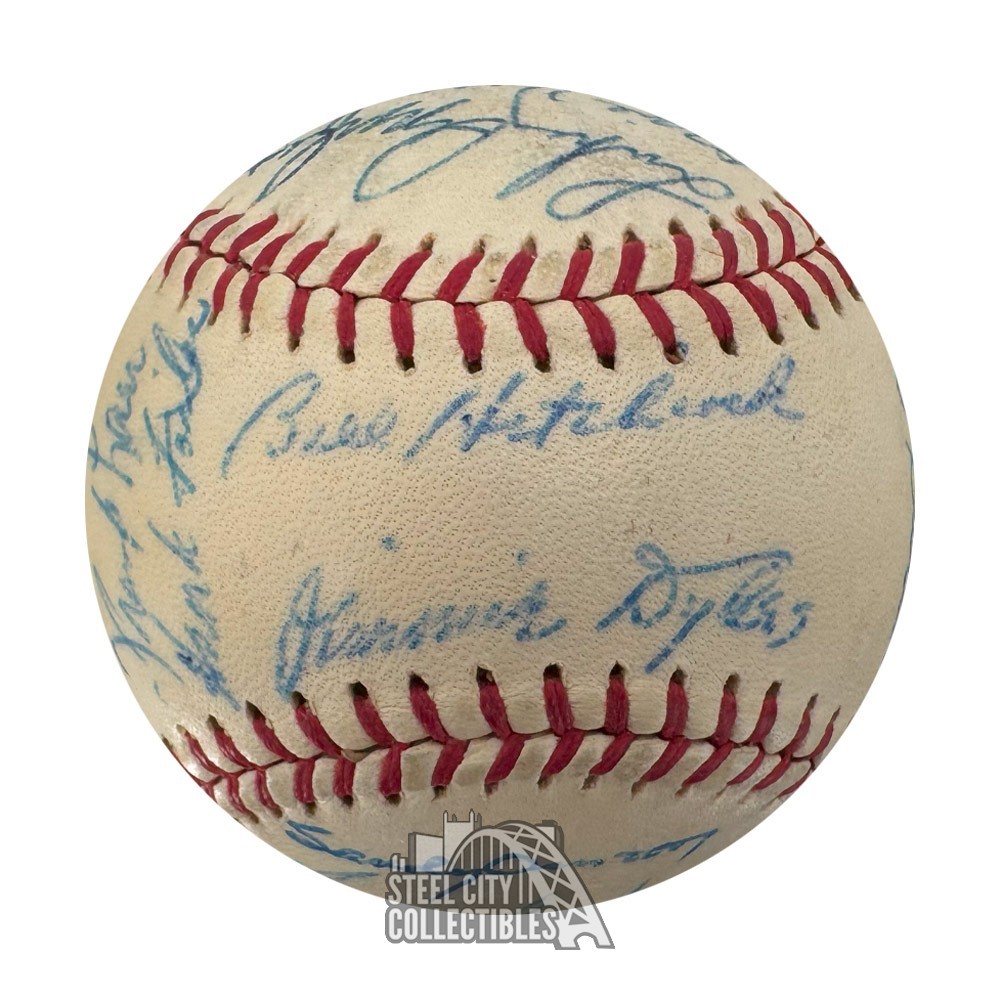 1960 Detroit Tigers Autographed Official American League Baseball